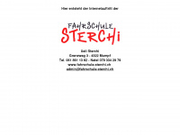 fahrschule-sterchi.ch Webseite Vorschau