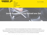 taxi-opp.de Webseite Vorschau
