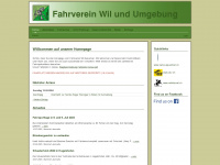 fahrverein-wil.ch Webseite Vorschau