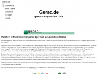 gerac.de Webseite Vorschau
