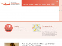rhythmischemassage.com Webseite Vorschau