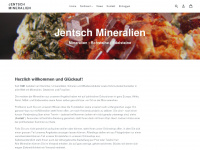 jentsch-mineralien.com Webseite Vorschau