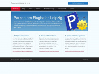 parkplatz-flughafen-leipzig.de Webseite Vorschau