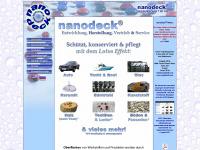 nanodeck.de Webseite Vorschau