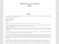 globalsuccessonlinenow.com Webseite Vorschau