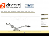 fahrzeugtechnik-zinram.de Webseite Vorschau