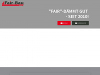 fair-bau.at Webseite Vorschau