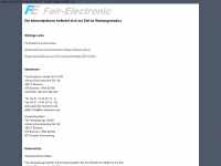 fair-electronic.de Webseite Vorschau