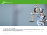 faire-werbung.ch Webseite Vorschau