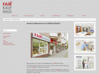 fairkaufhaus.de Webseite Vorschau