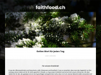 faithfood.ch Webseite Vorschau