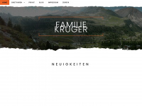 familie-mike-krueger.de Webseite Vorschau