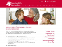familienhilfe-zug.ch Webseite Vorschau