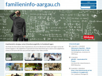 familieninfo-aargau.ch Webseite Vorschau