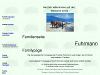 familienseite-fuhrmann.de Webseite Vorschau