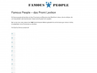 famous-people.de Webseite Vorschau