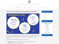 fanfare-lecret.ch Webseite Vorschau