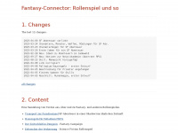 fantasy-connector.de Webseite Vorschau