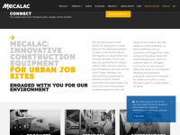 mecalac.com Webseite Vorschau