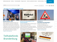 luebbenau-spreewald.de Webseite Vorschau