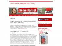 heike-haensel.de Webseite Vorschau