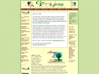 garlicandgrass.org Webseite Vorschau