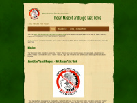 indianmascots.com Webseite Vorschau