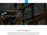 farinato-gastrotech.ch Webseite Vorschau
