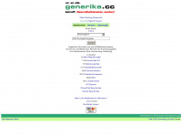generika.cc Webseite Vorschau