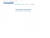 farmbauer-reisen.de Webseite Vorschau