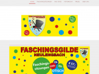 faschingsgilde-neulengbach.at Webseite Vorschau