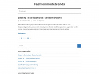 fashion-modetrends.de Webseite Vorschau