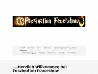 faszination-feuershow.de Webseite Vorschau