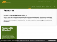 fauna-vs.ch Webseite Vorschau