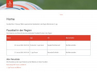 faustball-bern.ch Webseite Vorschau