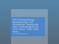 fbv-berlin.de Webseite Vorschau