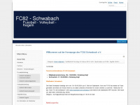 fc82schwabach.de Webseite Vorschau