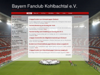 fcbfans-kohlbachtal.de Webseite Vorschau