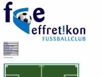 fceffretikon.ch Webseite Vorschau