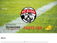 fcelgg.ch Webseite Vorschau