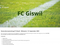 fcgiswil.ch Webseite Vorschau