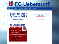 fcueberstorf.ch Webseite Vorschau