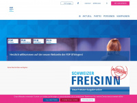 fdp-oftringen.ch Webseite Vorschau