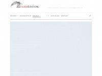 federedition.de Webseite Vorschau