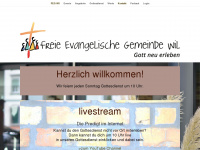 feg-wil.ch Webseite Vorschau