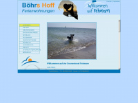 fehmarn-ferienwohnung-boehrshoff.de Webseite Vorschau