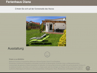 ferienhaus-diana.de Webseite Vorschau