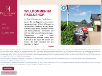 paulushof.de Webseite Vorschau