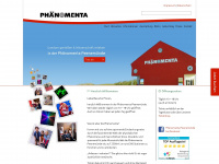 phaenomenta-peenemuende.de Webseite Vorschau