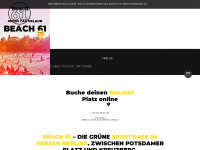 beach61.de Webseite Vorschau